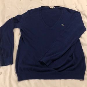 Women’s v-neck Lacoste sweater